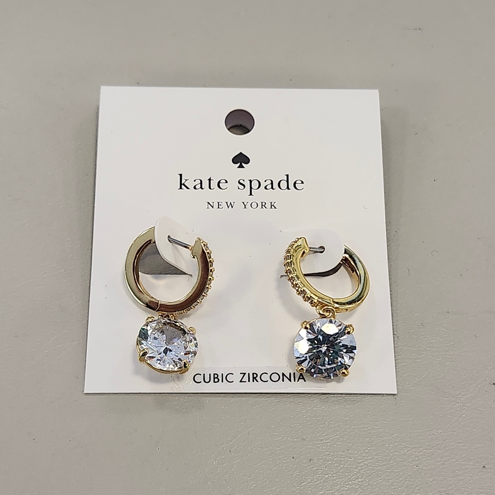 NWT Kate Spade Gold-Tone Bright Ideas Drop Earrings